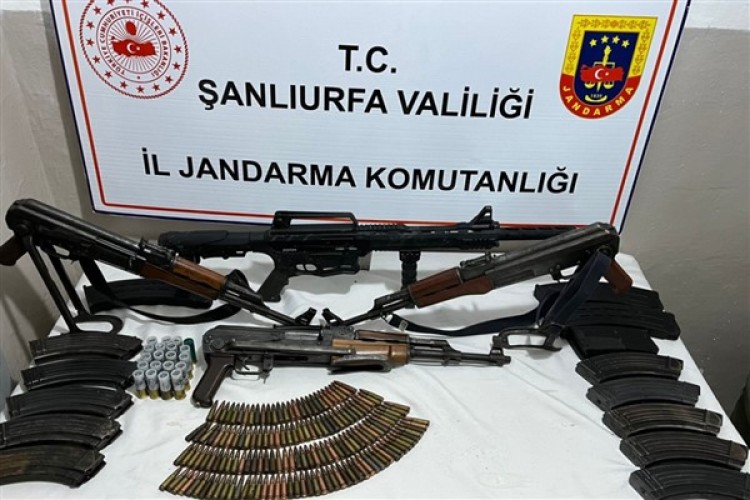 Şanlıurfa'da silah ve mühimmat ele geçirildi