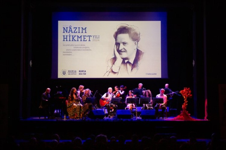 Bursa'da Nazım Hikmet anısına etkinlik düzenlendi