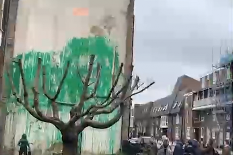 Banksy'nin yeni tablosu keşfedildi