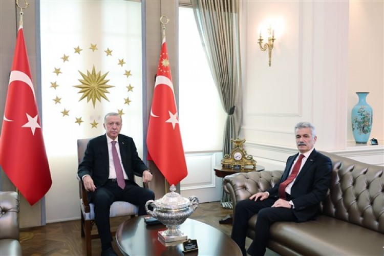 Cumhurbaşkanı Erdoğan, Danıştay Başkanı Yiğit'i kabul etti