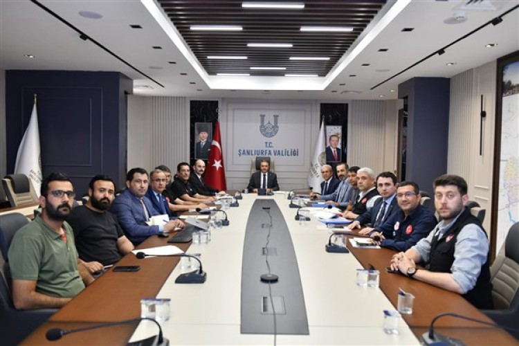 Şanlıurfa'da deprem sonrası yapılan çalışmalar değerlendirildi