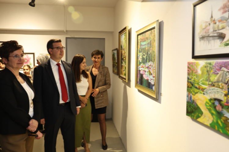 El emeği eserler Nilüfer Sanat Atölyeleri sergisinde izlenime açıldı