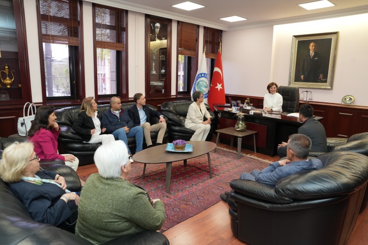 Başkan Ünlüce'ye yönelik ziyaretler devam ediyor