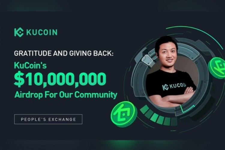 KuCoin,topluluk desteği için KCS ve BTC'de 10 milyon dolarlık teşekkür Airdropu'nu duyurdu