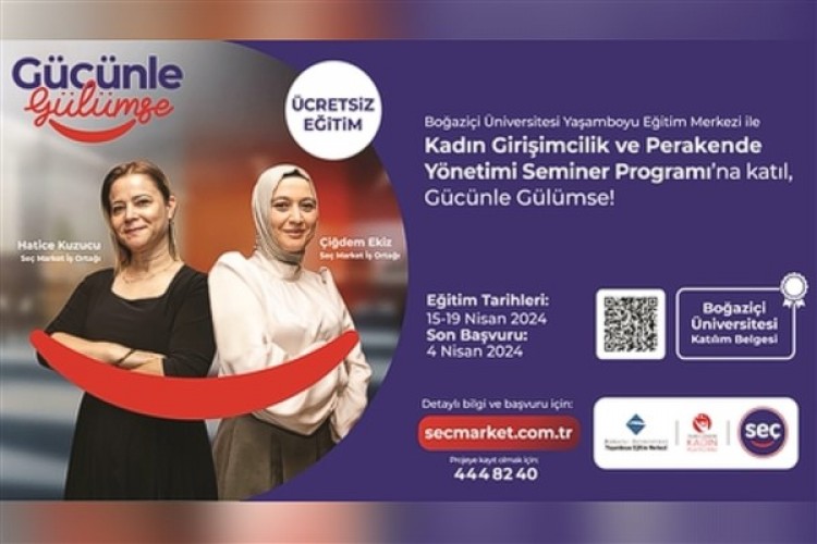 Seç Market, kadın girişimcileri "Gücünle Gülümse" projesiyle destekliyor