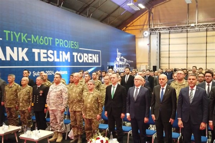 Orgeneral Bayraktaroğlu, ilk M60T tankının TSK'ya teslim törenine katıldı