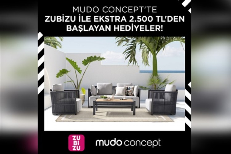 ZUBİZU üyelerine Mudo Concept'te ayrıcalıklı alışveriş fırsatı