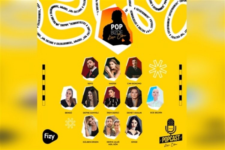 Popcast söyleşileri fizy'de başlıyor