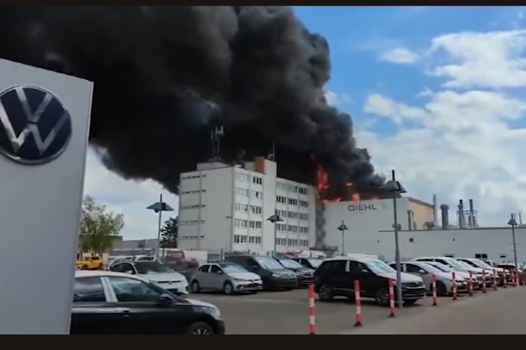 Almanya'da silah fabrikasında yangın
