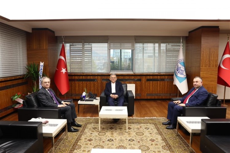 TBB Genel Sekreteri Baraçlı, Başkan Büyükkılıç'ı ziyaret etti