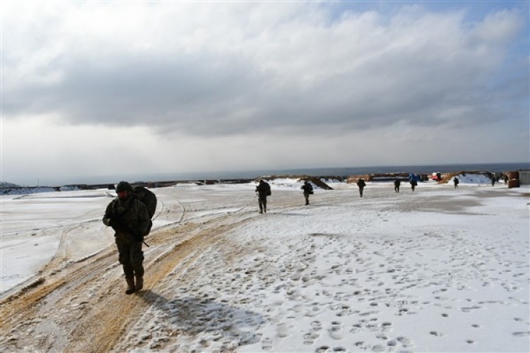 Kırklareli'nde "Geçici Üs Bölgesine İntikal, Mağara ve Sığınak Eğitimi" yapıldı