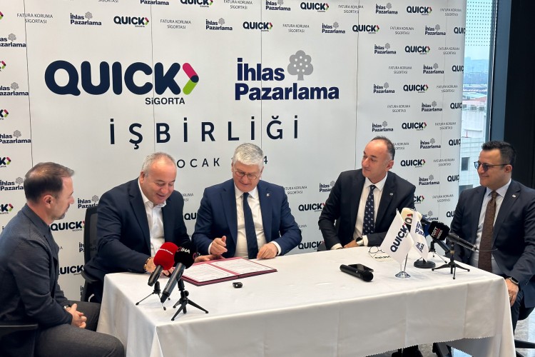 Quick Sigorta ve İhlas Pazarlama fatura koruma sigortası iş birliği anlaşması imzaladı