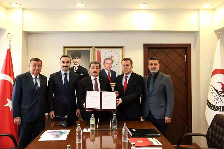 Havza OSB'ye yeni iltisak hattı protokolü