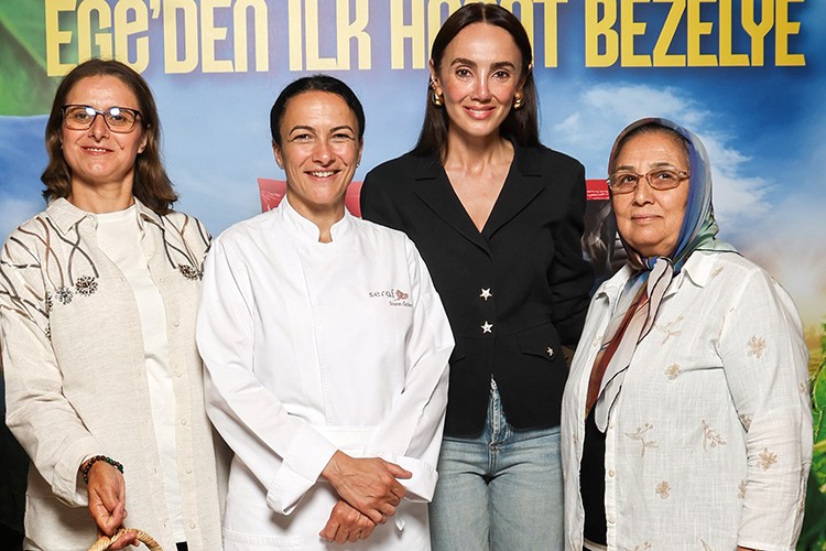 Ege'den hasat bezelye Michelin tavsiyeli restoran menüsünde