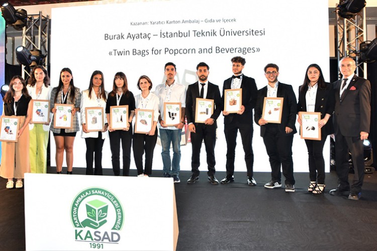KASAD'dan Ambalaj Tasarımında Dereceye Giren Öğrencilere Ödül