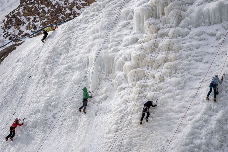 Türkiye Buz Duvarı Tırmanışı Şampiyonası başladı