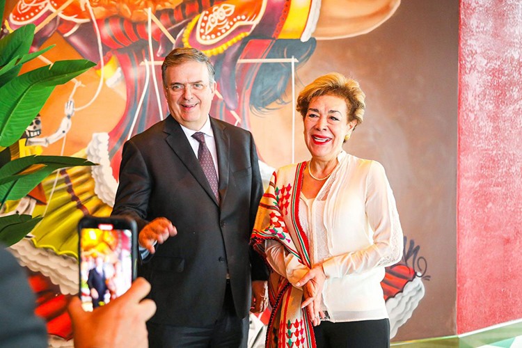 Meksikalı bakandan teşekkür ziyareti