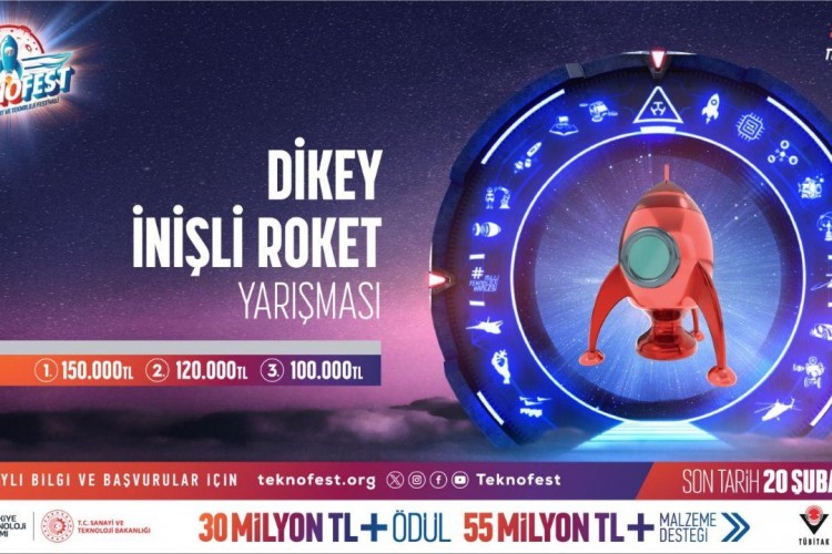 TEKNOFEST Dikey İnişli Roket Yarışması Başvuruları Başladı