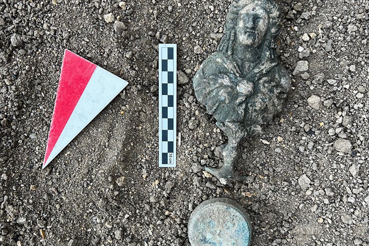 Satala Antik Kenti'nde Mısır Tanrıçası İsis'in bronz büstü bulundu