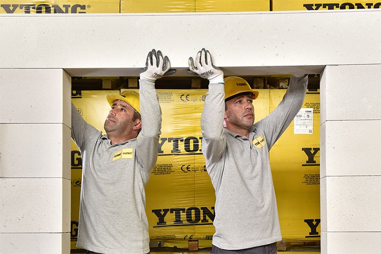 Ytong Lento ile kapı ve pencere açıklıkları hızla kapanıyor