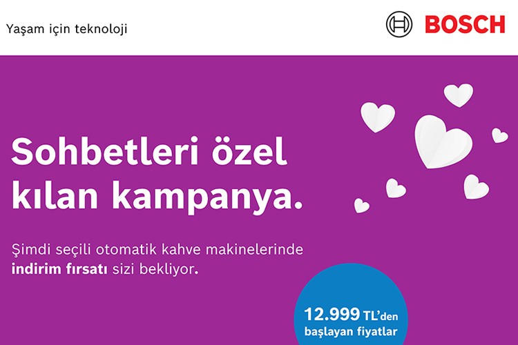 Bosch Ev Aletleri'nden Sohbetleri Özel Kılan Kampanya
