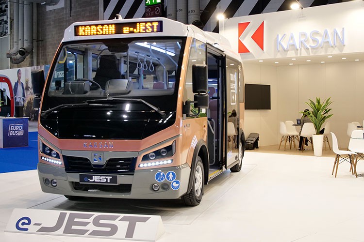 Karsan Otonom e-JEST'i dünyaya tanıtıyor