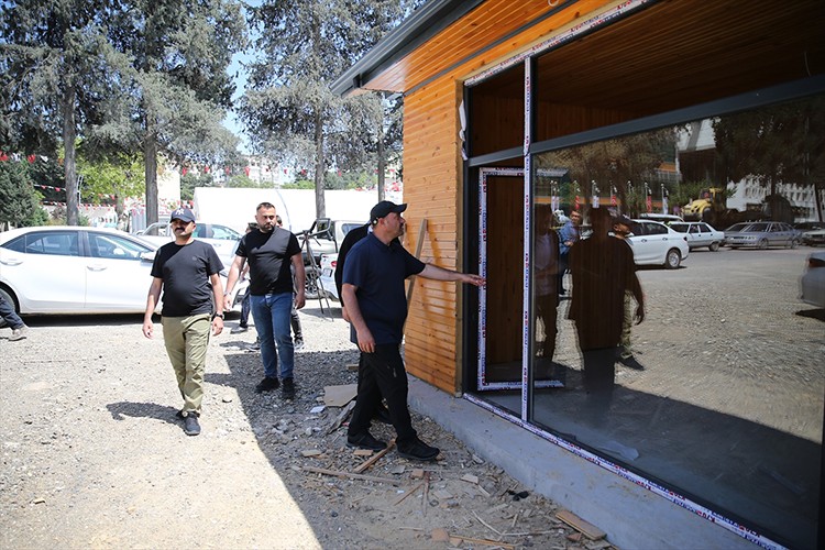 Kahramanmaraş'ta "ticaretin kalbi"ne ahşap çarşı kuruluyor