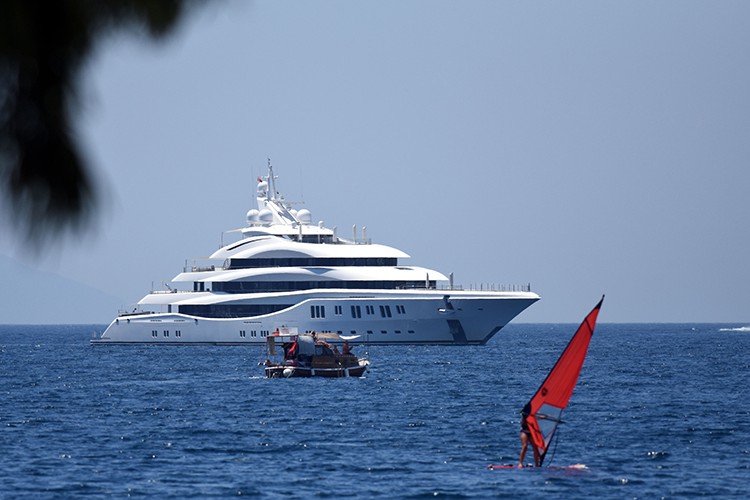 Mega yatlar Bodrum'da