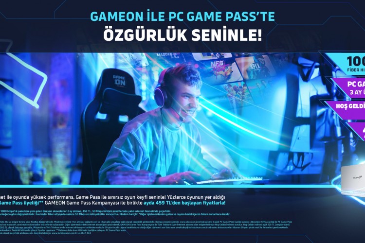 Türk Telekom GAMEON ile Game Pass'te sınırsız oyun fırsatı