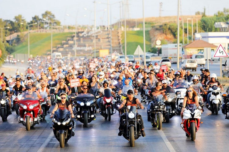 Motosiklet tutkunları Batıkale Motofest'te buluştu