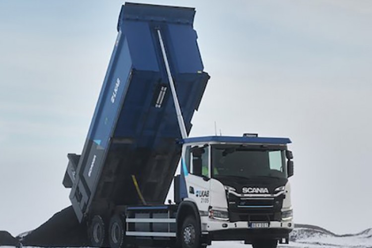 Scania'nın elektrikli kamyonu İsveç madenlerinde