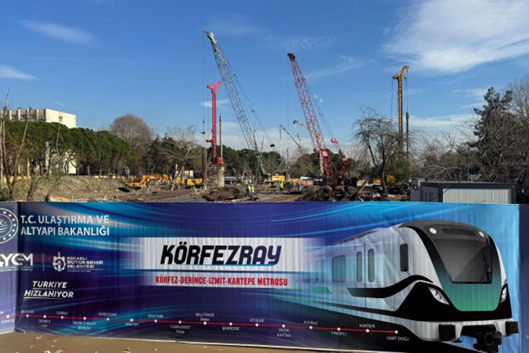 Körfezray Metrosu'nun temeli cumartesi günü atılacak