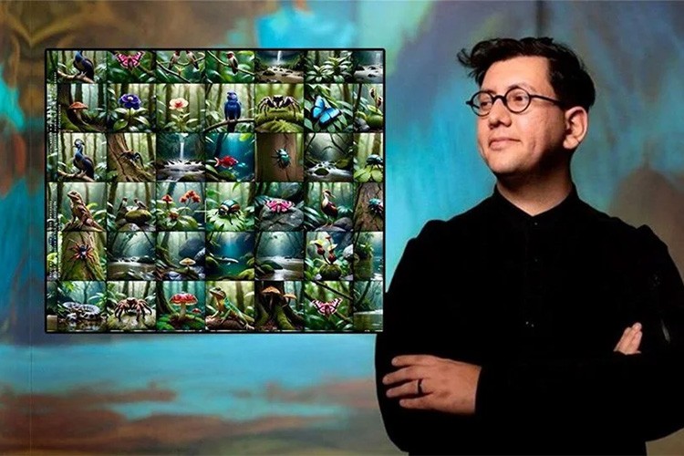 Akbank, Refik Anadol'un yapay zeka eserini gençlerle buluşturuyor