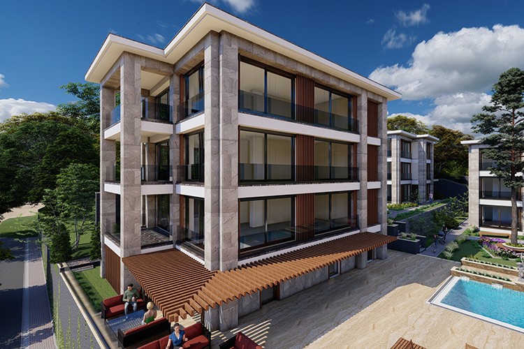 Denize sıfır doğanın içinde villa konforu