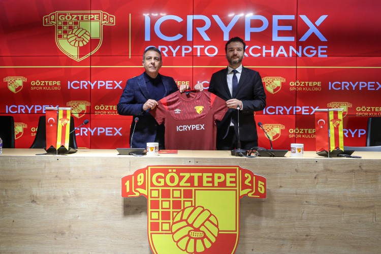 ICRYPEX Göztepe Spor Kulübü'nün Resmi Sponsoru Oldu