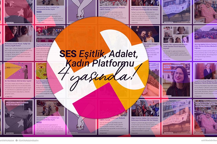 SES Eşitlik, Adalet, Kadın Platformu dördüncü yılını kutluyor