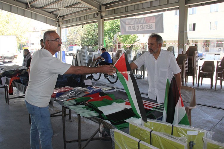 Kayseri'de "Gazze İçin Dayanışma Kermesi" düzenlendi