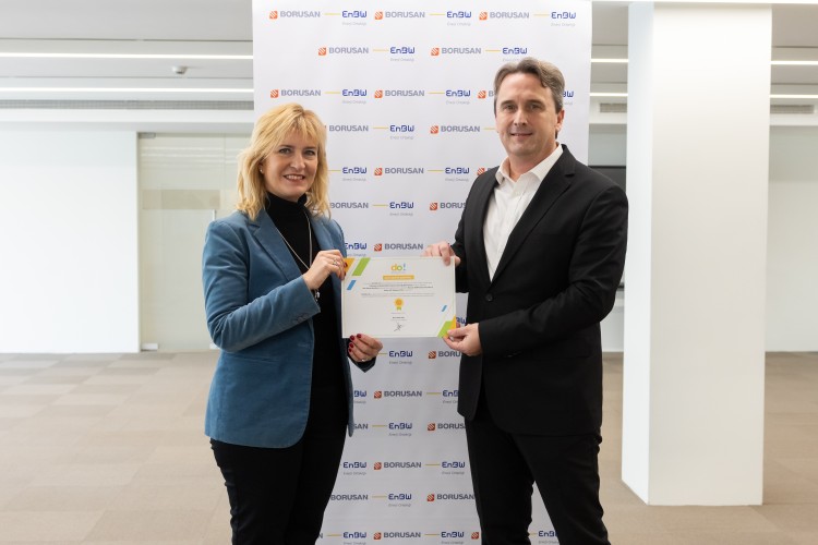 Borusan EnBW Enerji'ye DUYARLI OL! projesinden Altın Sertifika