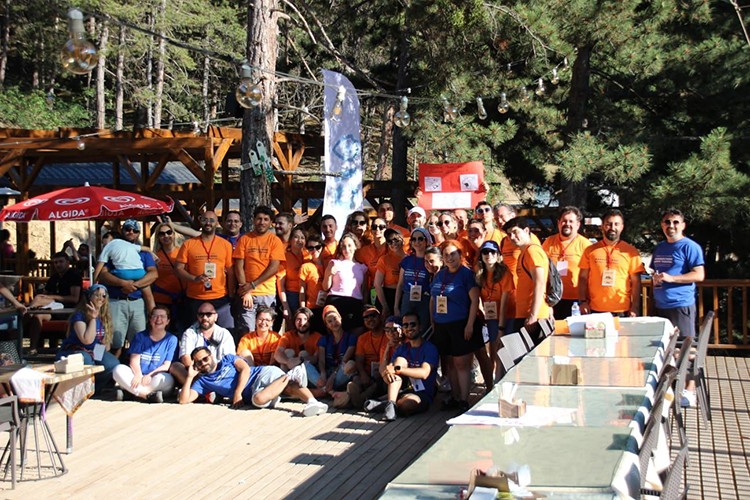 Genç liderler kampta buluştu