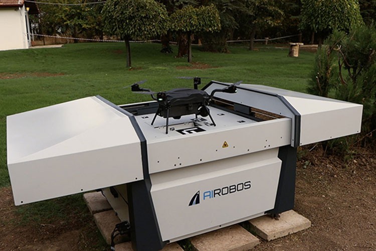 "Dron barınağı" göreve inşaat ve enerjiyle başlıyor