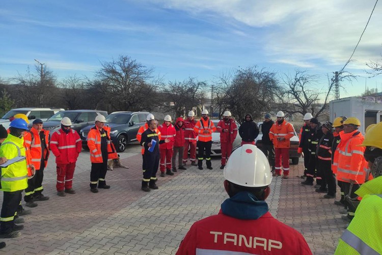 TANAP'tan Kapsamlı Doğal Afet Tatbikatı