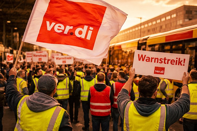 Almanya'da toplu taşıma çalışanları 2 günlük greve gidiyor