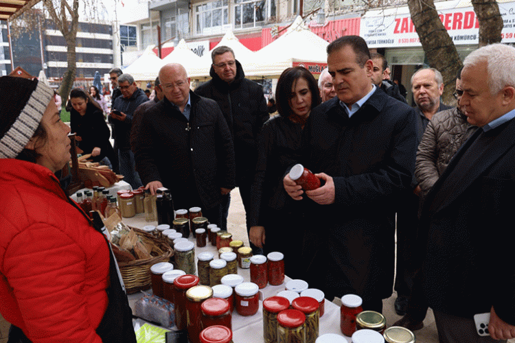 Muğla'da Slow Food pazarı kuruldu