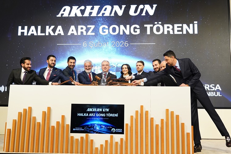 Borsa İstanbul'da gong Akhan Un için çaldı