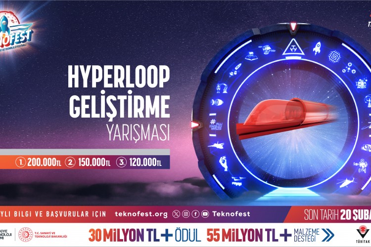 Geleceğin Ulaşım Teknolojileri Hyperloop Geliştirme Yarışması'nda
