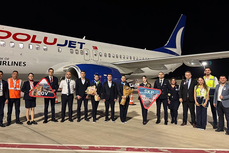 Çukurova'dan Üsküp'e Direkt Uçuşlar Başladı