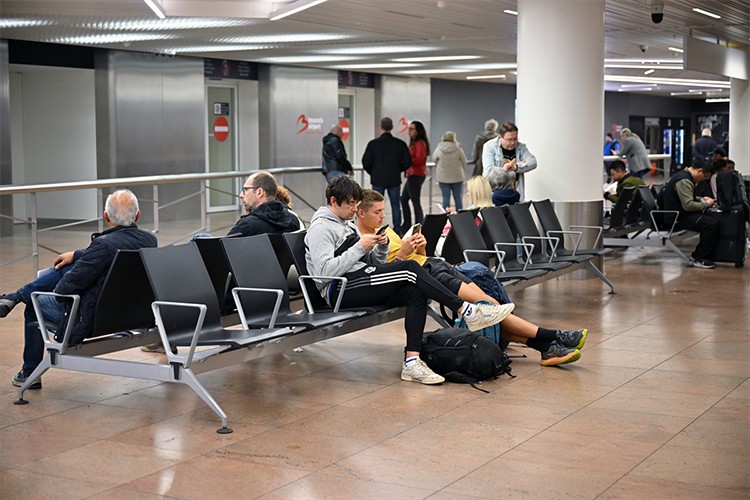 Belçika'da çalışanlar greve gitti