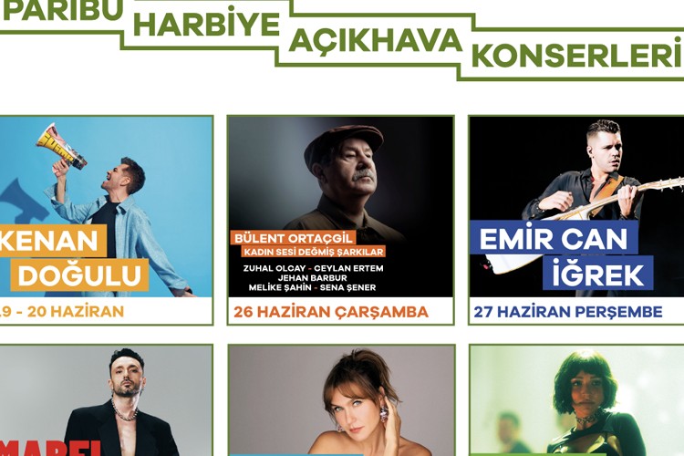 Paribu Harbiye Açıkhava Konserleri başlıyor