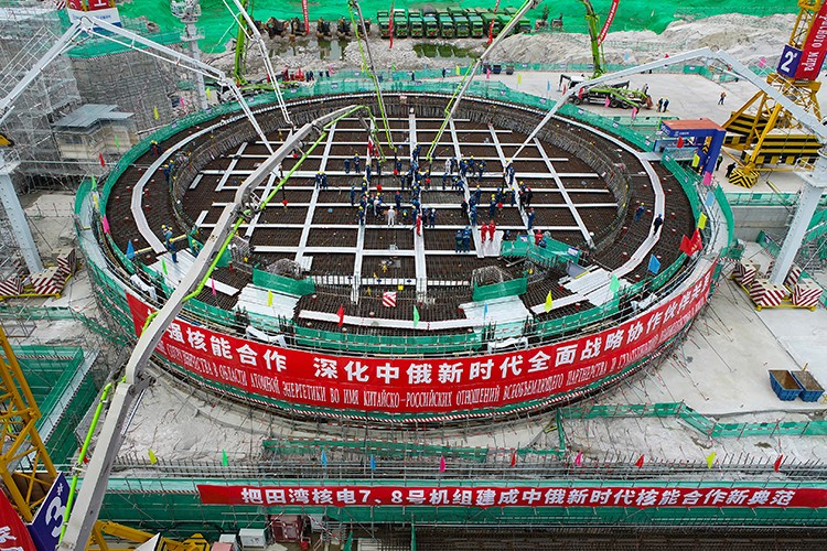 Tianwan ve Xudapu'nun yeni güç ünitelerinin temeli atıldı