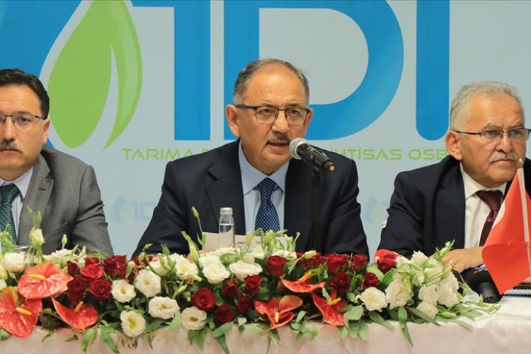 Bakan Özhaseki: Kocasinan Tarıma Dayalı Organize Sanayi Bölgesi, 1 milyon 237 bin metrekareden oluşuyor